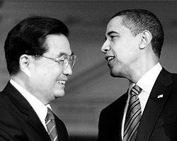 Самое интересное в G20 – встреча и совместные заявления Обамы и Ху Цзиньтао (фото: Reuters)